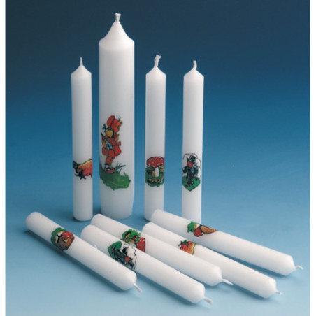 Geburtstagskerzen, 10 St. und 1 Lebenslicht