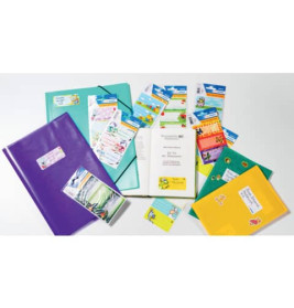 Buchschild Rennautos 76 x35 6 St.