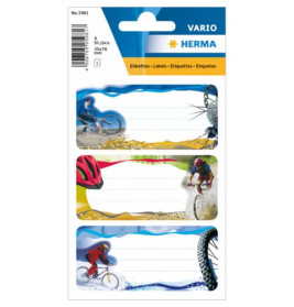 Buchschild Mountainbike 76x35 mm, 6 St.