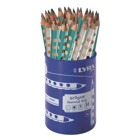 Groove Jumbo Graphit Met-silb