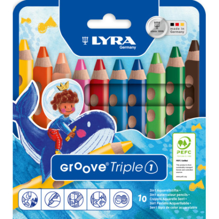 LYRA Groove Triple 1 Kartonetui K10