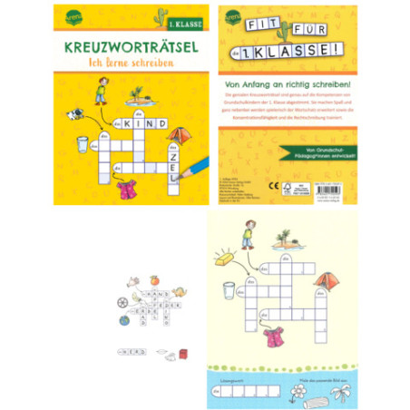 Kreuzworträtsel- Ich lerne schreiben- 2. Klasse