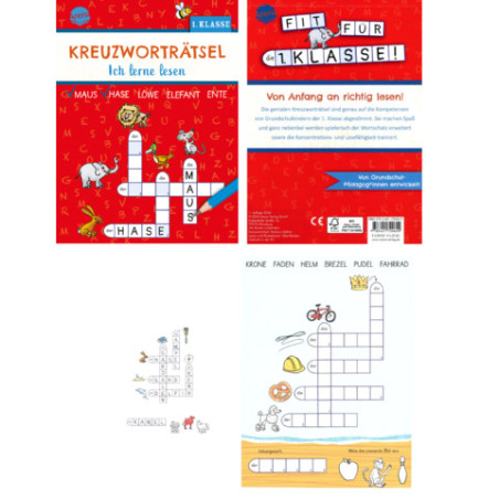 Kreuzworträtsel- Ich lerne schreiben- 2. Klasse