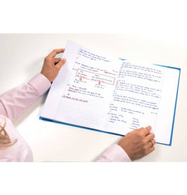 Heftschoner A4 transparent gelb