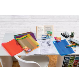 Heftschoner A4 transparent gelb