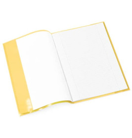 Heftschoner A4 transparent gelb