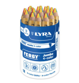LYRA Ferby® Jumbo Natur, 4-Color