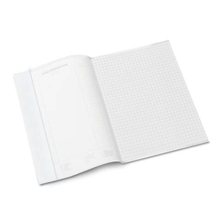 Heftschoner A5 gedeckt weiß