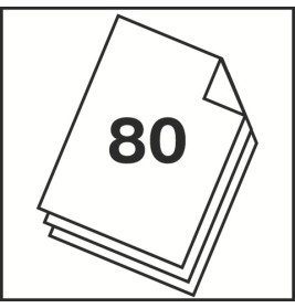 Collegeblock Lin 28, !4, 80 Blatt,70 g, 100 Recycling