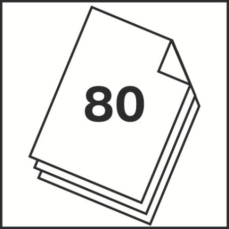 Collegeblock Lin 28, !4, 80 Blatt,70 g, 100 Recycling