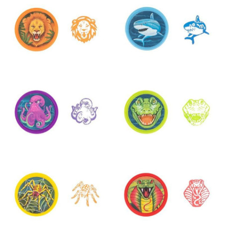 ZOO STEMPEL SELBSTFÄRBEND, 6-F.SORT.