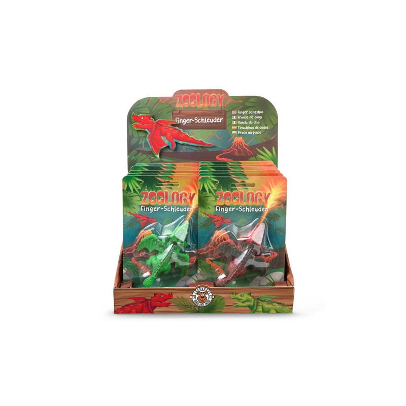ZOO FINGERSCHLEUDER DRACHE, 2-FACH SORT