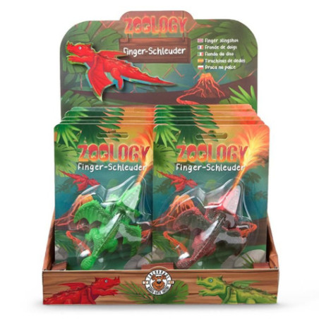 ZOO FINGERSCHLEUDER DRACHE, 2-FACH SORT
