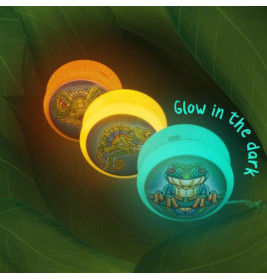 ZOO YOYO  MIT LICHT NACHTLEUCHTEND, 3-FA