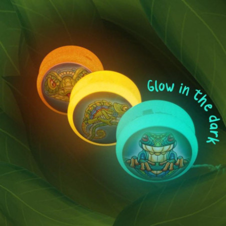 ZOO YOYO  MIT LICHT NACHTLEUCHTEND, 3-FA
