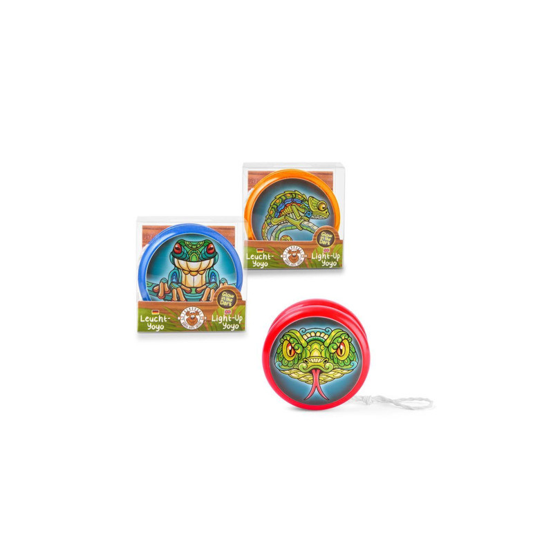 ZOO YOYO  MIT LICHT NACHTLEUCHTEND, 3-FA