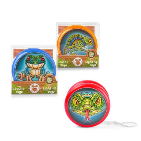 ZOO YOYO  MIT LICHT NACHTLEUCHTEND, 3-FA