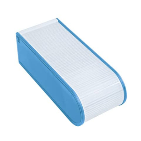 Karteibox A8 500 gefüllt blau