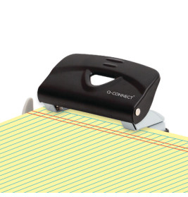 Locher Metall 10 Blatt schwarz/grau Q-Connect