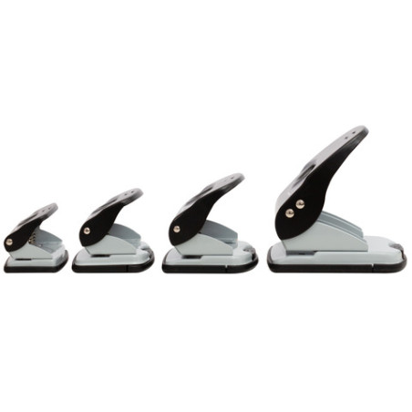 Locher Metall 10 Blatt schwarz/grau Q-Connect