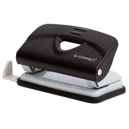 Locher Metall 10 Blatt schwarz/grau Q-Connect