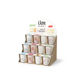 Teelichthalter Liebe Wünsche sortiert