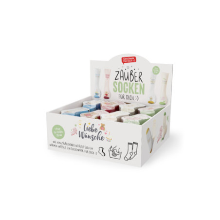 Zaubersocken Liebe Wünsche sor tiert