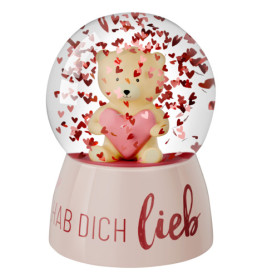 Glitzerkugel Liebe Wünsche sor tiert