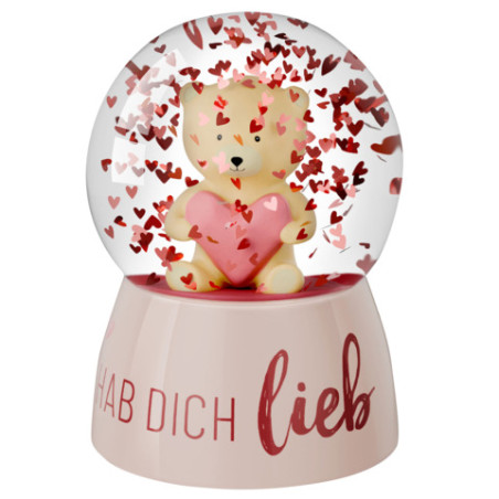 Glitzerkugel Liebe Wünsche sor tiert