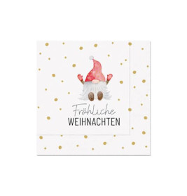Weihnachten Serviette Wichtel