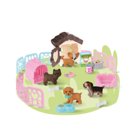 Spielset Hündchen in Box (12)
