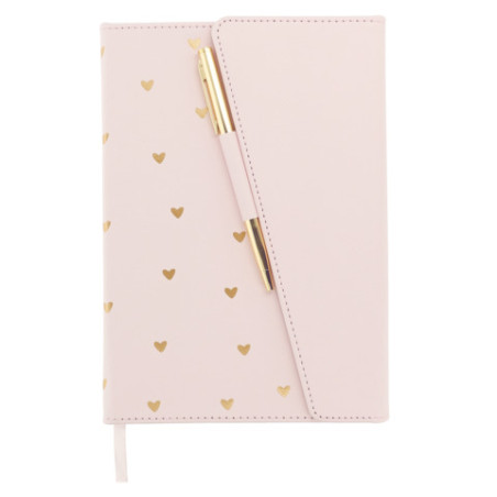 Notizbuch rosa Daily Notes mit Stift
