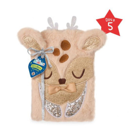 PLÜSCH-NOTIZBUCH A5 80 BLATT