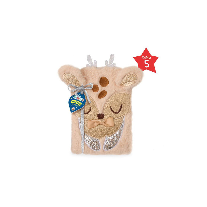 PLÜSCH-NOTIZBUCH A5 80 BLATT