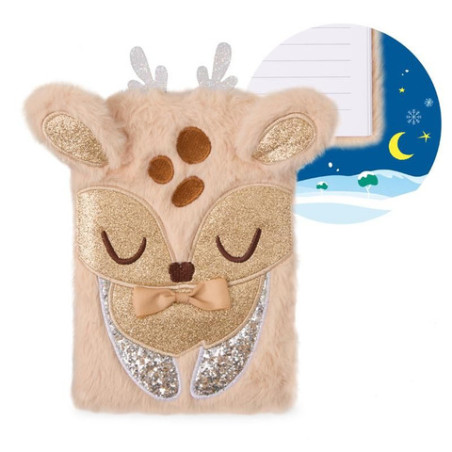 PLÜSCH-NOTIZBUCH A5 80 BLATT