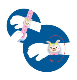 PLÜSCH SNAP-ARMBAND, 3-fach sortiert