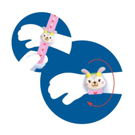 PLÜSCH SNAP-ARMBAND, 3-fach sortiert