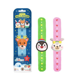 PLÜSCH SNAP-ARMBAND, 3-fach sortiert