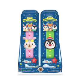 PLÜSCH SNAP-ARMBAND, 3-fach sortiert