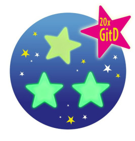 Belohnungssterne nachtleuch- tend