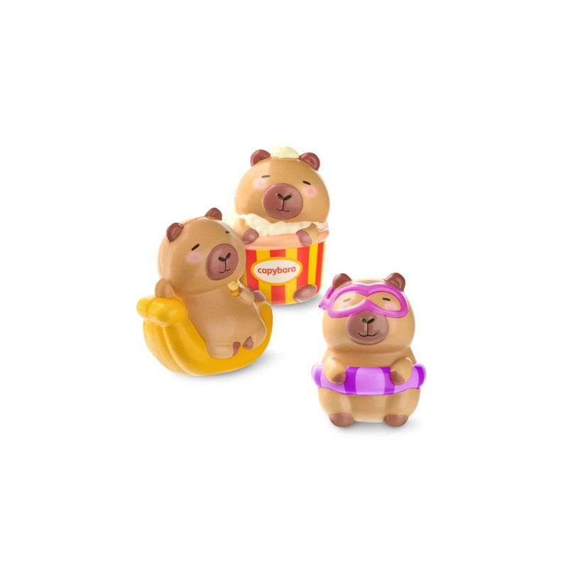 ANTI-STRESS SOFT-FIGUREN CAPYBARA, 3-fach sortiert