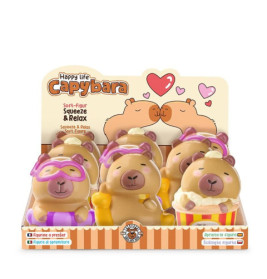 ANTI-STRESS SOFT-FIGUREN CAPYBARA, 3-fach sortiert