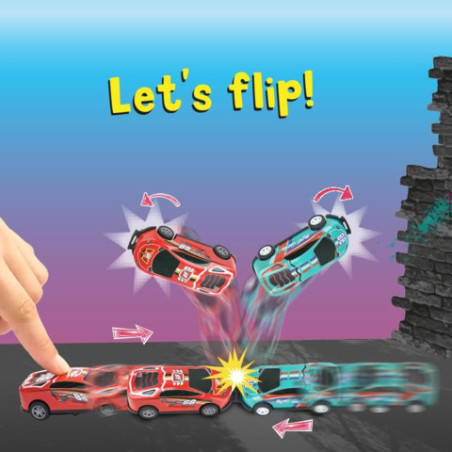 SPEED Stunt-Car 2er-Set mit Rückzug & Backflip-Funktion