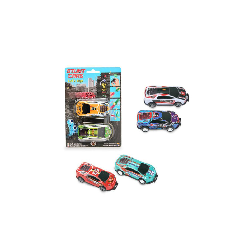 SPEED Stunt-Car 2er-Set mit Rückzug & Backflip-Funktion