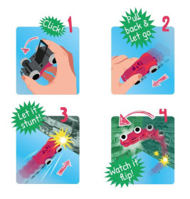 SALTO-AUFZIEH-AUTO, 4-FACH SORTIERT