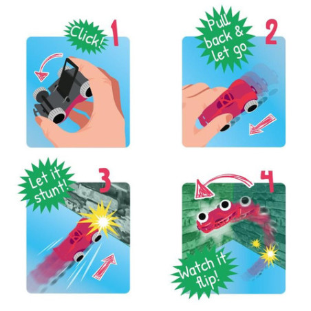 SALTO-AUFZIEH-AUTO, 4-FACH SORTIERT