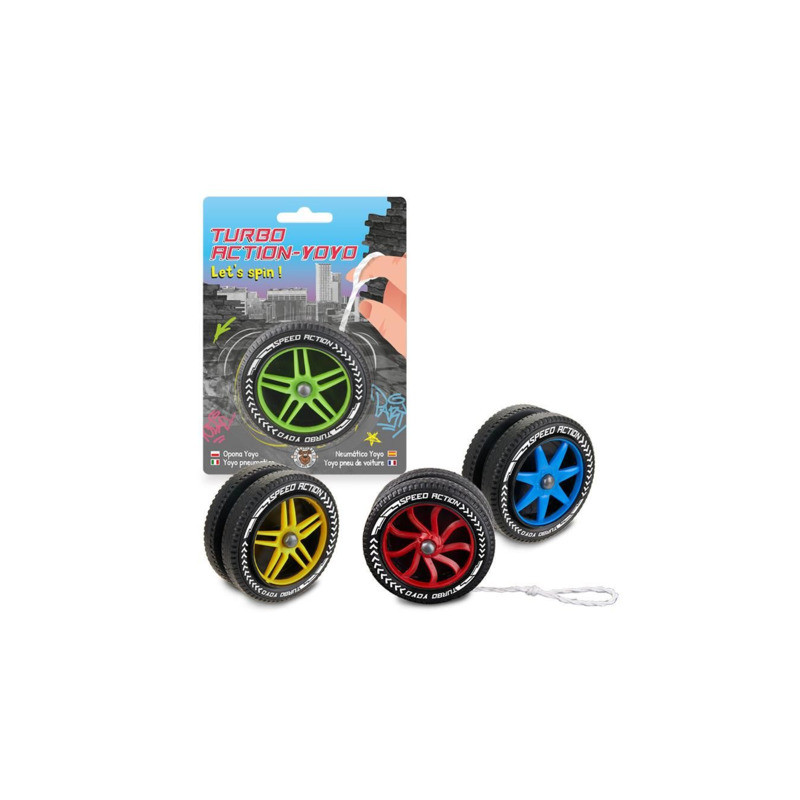 SPEED Autoreifen-Yoyo, 4-fach sortiert