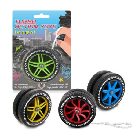 SPEED Autoreifen-Yoyo, 4-fach sortiert
