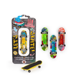 LED FINGER-SKATEBOARD, 4-FACH SORTIERT