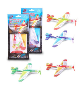 SPEED Foam Gleiter Flugzeug 2er-Set, 2-fach sortiert